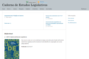 Caderno de Estudos Legislativos