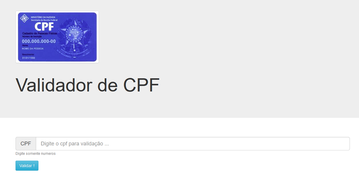 CPF Validator